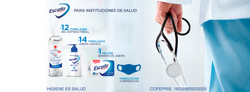 ESCUDO ANTIBACTERIAL JABON DONACIONES